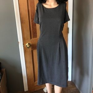 Connected Apparel Polka Dot Dress